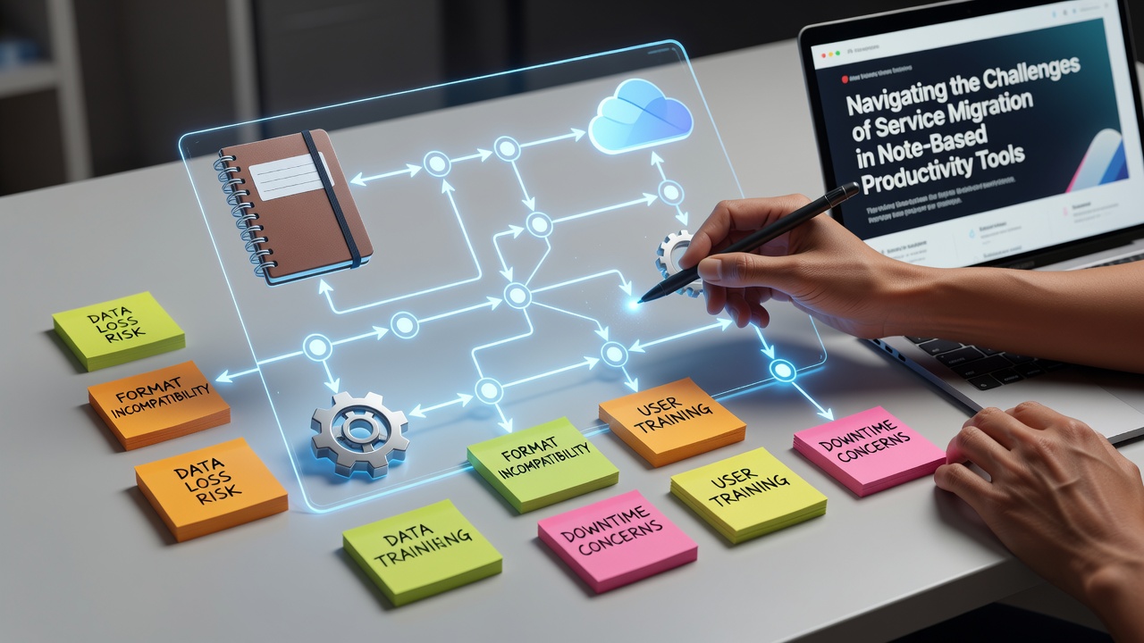 Navigating the Challenges of Service Migration in Note-Based Productivity Tools