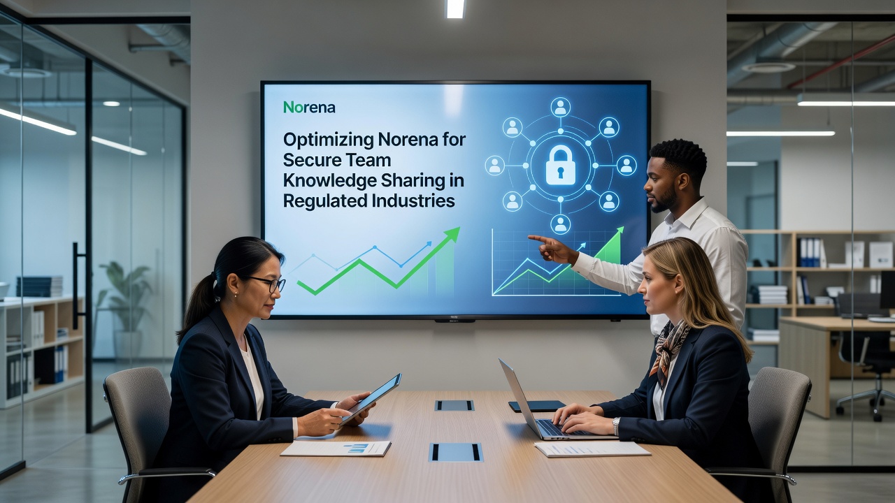 Optimizing Norena for Secure Team Knowledge Sharing in Regulated Industries